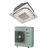 DAIKIN - COMPACT ROUNDFLOW CASSETTE ACTIVE INVERTER R32 SPLIT SYSTEM 14KW