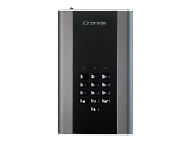 TieDex UK iStorage diskAshur DT² - hard drive - 1 TB - USB 3.1 - TAA Compliant