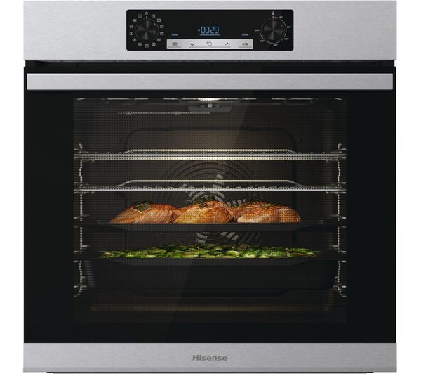 TieDex UK HISENSE AirFry BSA65222AXUK Electric Steam Oven - Stainless Steel