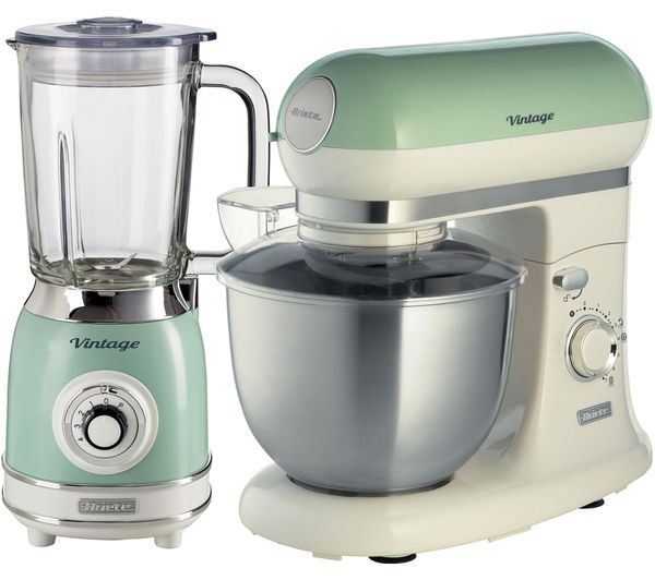 TieDex UK ARIETE Vintage ARPK37 Blender & Stand Mixer Bundle - Green
