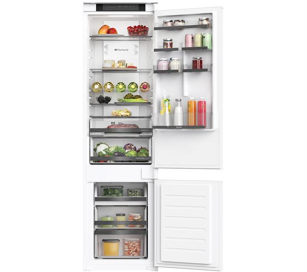TieDex UK HAIER HBW5519EK Integrated Smart 70/30 Fridge Freezer - Sliding Hinge