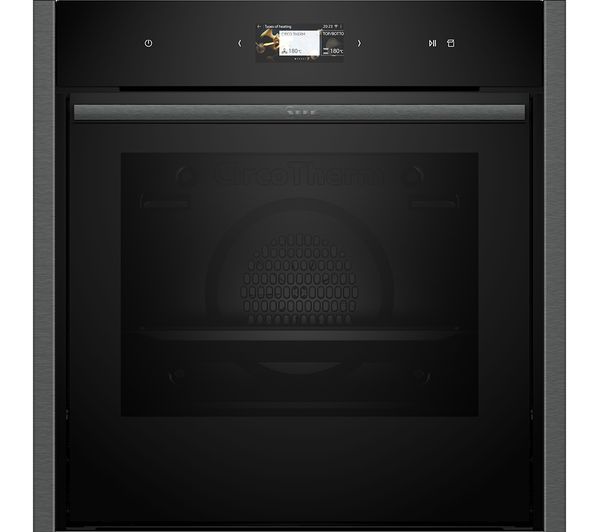 TieDex UK NEFF Slide&Hide N 90 B64VS71G0B Electric Pyrolytic Smart Oven - Graphite