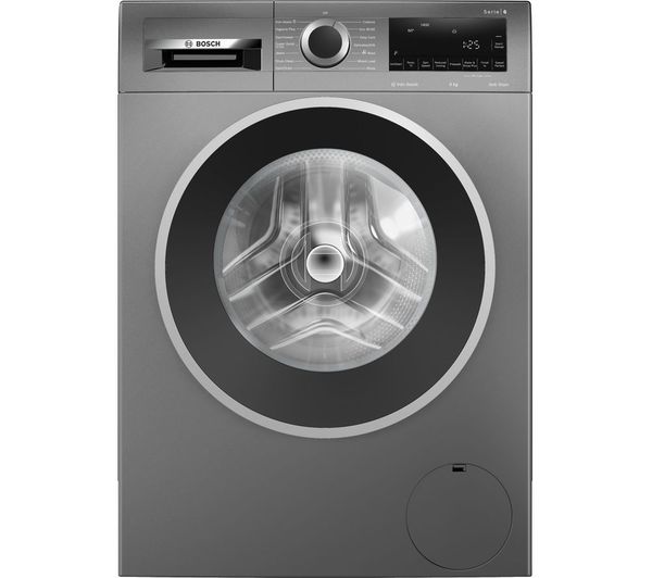 TieDex UK BOSCH Series 6 WGG244ZCGB AntiStain 9 kg 1400 Spin Washing Machine - Graphite