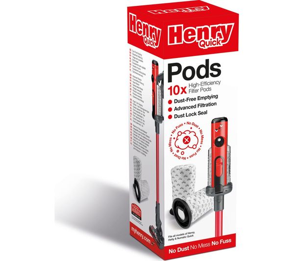 TieDex UK NUMATIC Henry Quick Dust Pods - Pack of 10