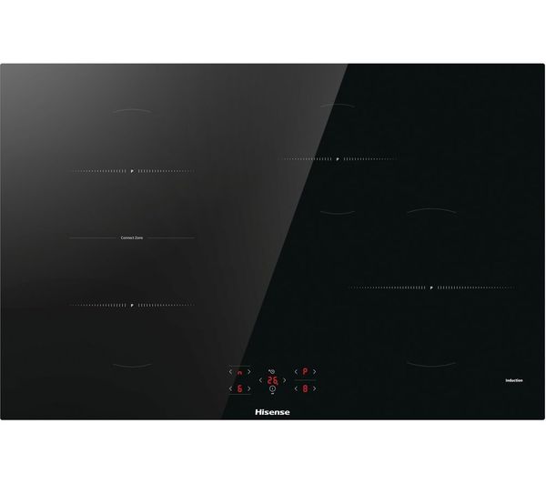 TieDex UK HISENSE HI8421BSC 80cm Electric Induction Hob - Black