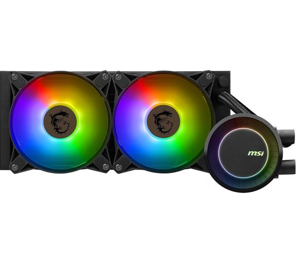 TieDex UK MSI MAG CORELIQUID E240 240 mm Liquid CPU Cooler - RGB LED