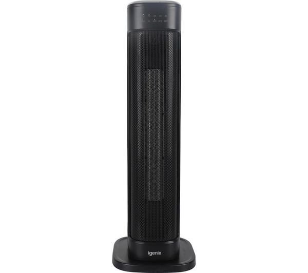 TieDex UK IGENIX IGHT020DB Portable Ceramic Fan Heater - Black