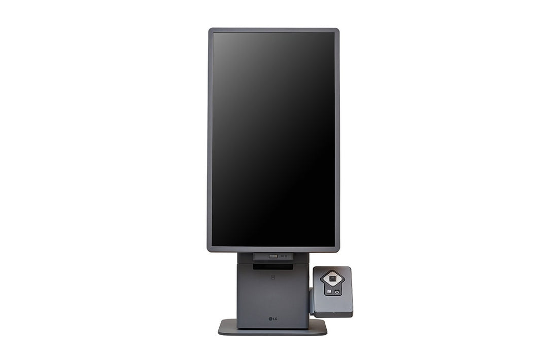LG 27KC3P-M 27” Self-Ordering Kiosk with Touchscreen, Windows 10 IoT, Built-in Printer, Card Reader, Scanner – High Brightness Full HD Display for QSR, Retail & Self-Service Use