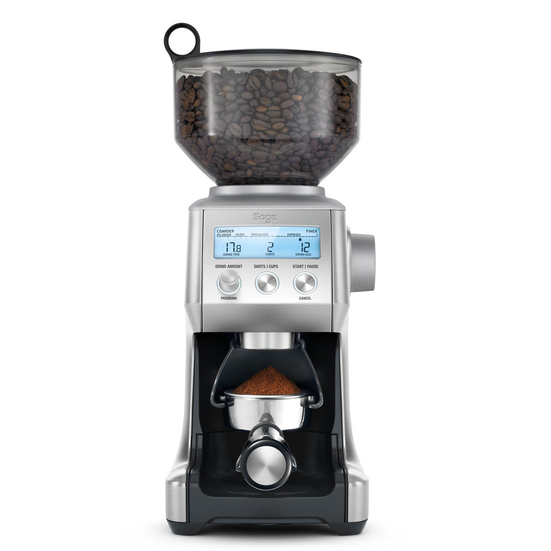 Sage the Smart Grinder™ Pro Grind intelligently with Dosing iQ™ technology In 3 Colours Stainless Steel