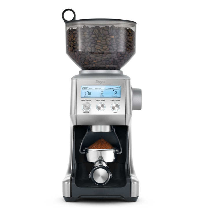 Sage the Smart Grinder™ Pro Grind intelligently with Dosing iQ™ technology In 3 Colours Stainless Steel