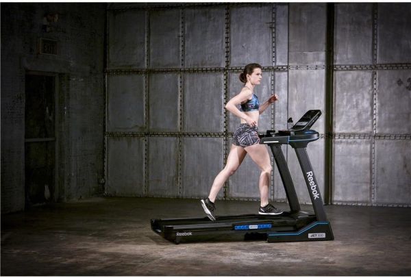Reebok Jet 300 Series Bluetooth Treadmill - Black Reebok Jet 300 Folding Treadmill + Bluetooth