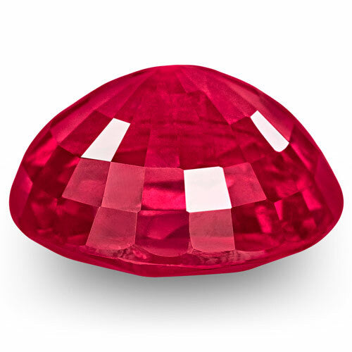 GRS Certified MOZAMBIQUE Ruby 4.09 Cts Natural Untreated Oval