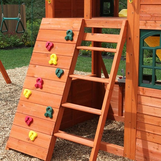 Kidkraft Canyon Ridge Wooden Swing and Slide Playset