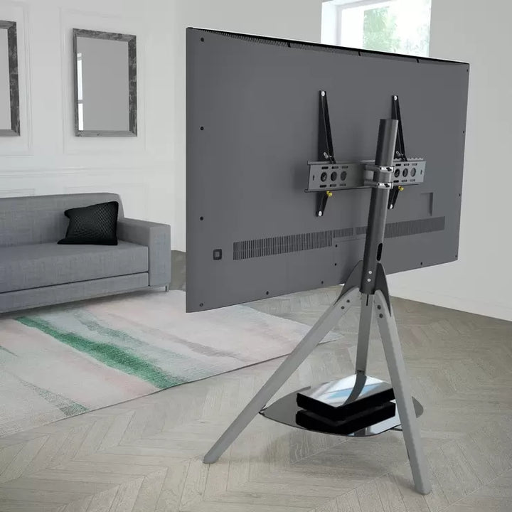 AVF Hoxton TV Stand for TV's up to 65", Grey Wood