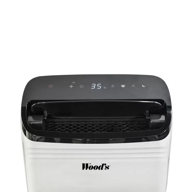 Woods 25L Dehumidifier in White, MDK26