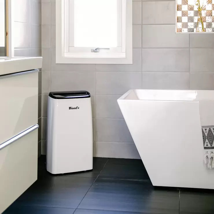 Woods 25L Dehumidifier in White, MDK26