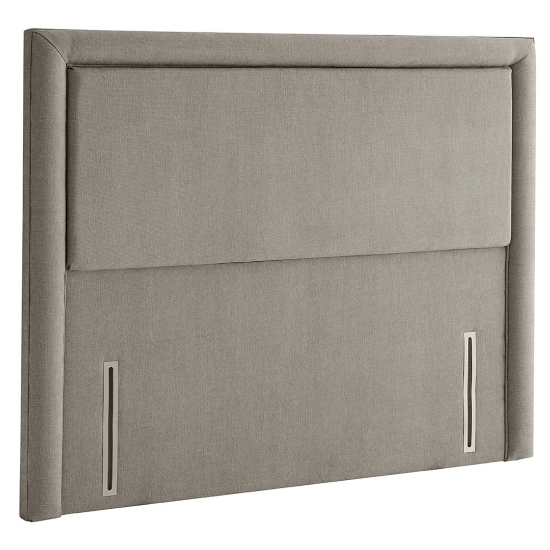 Palermo Sandstone Materials Wood Fabric Full Headboard Double Colour Natural