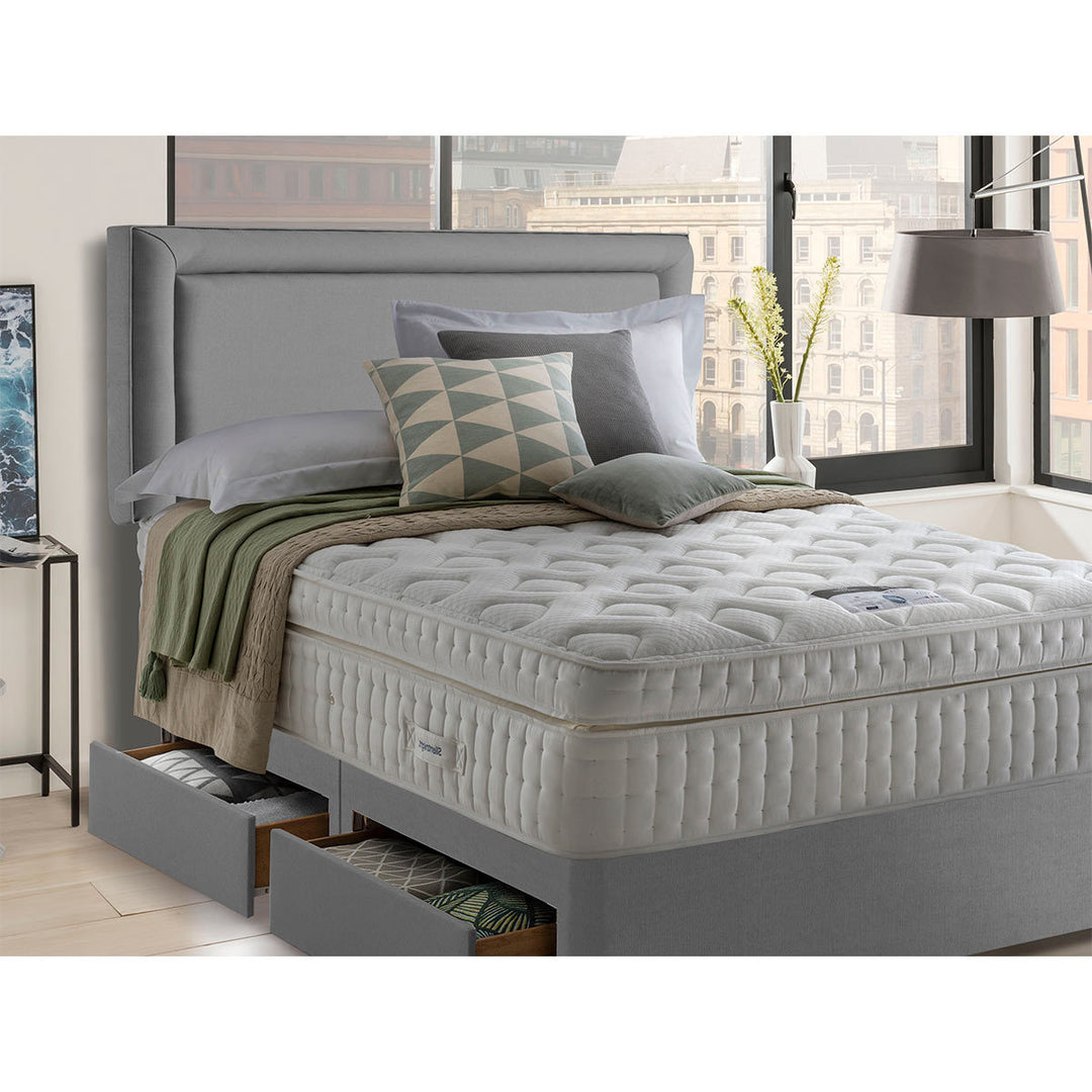Malvern Headboard Slate Grey Colour Materials Wood Fabric Single New Bed Style