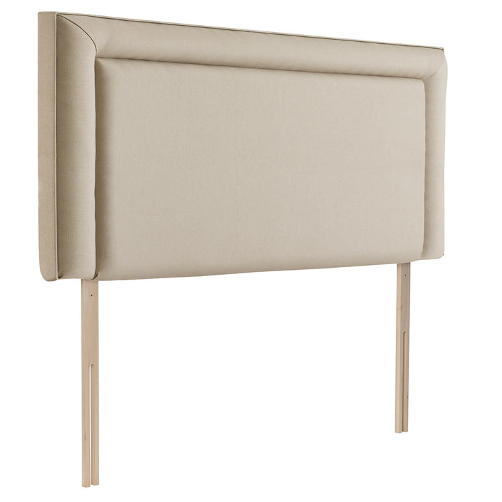 Malvern Headboard Sandstone Materials Wood Fabric Single New Bed Colour Natural