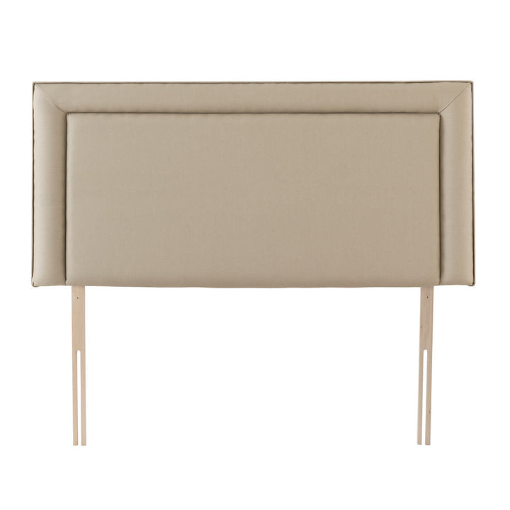 Malvern Headboard Sandstone Materials Wood Fabric Single New Bed Colour Natural