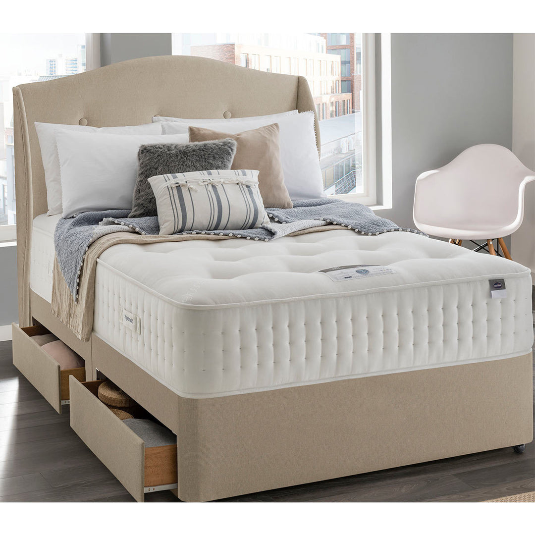 Camden Sandstone Materials Wood Fabric Foam Full Headboard Bedroom Decor Modern