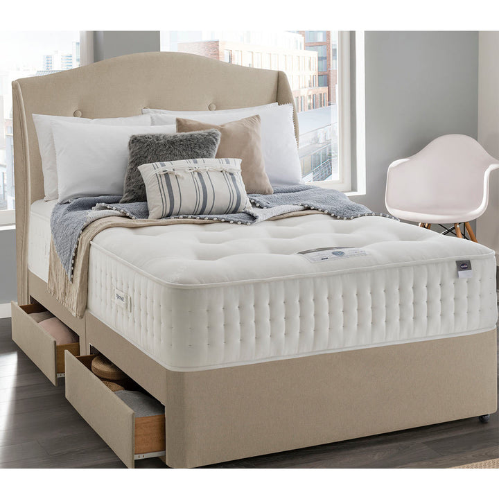Camden Sandstone Materials Wood Fabric Foam Full Headboard Bedroom Decor Modern