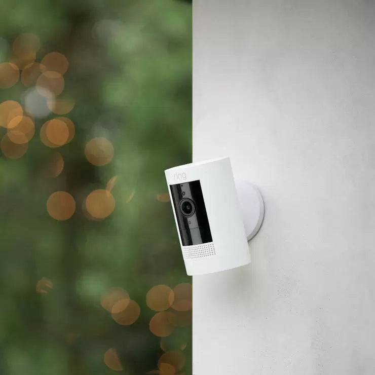 Ring Battery Stick Up Cam Triple Pack in White