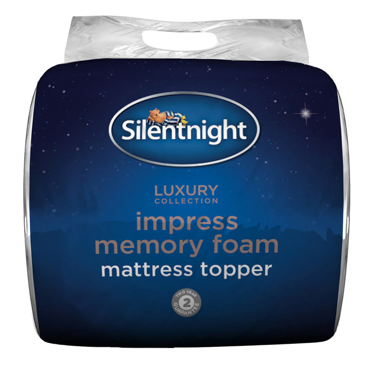 Impress memory foam mattress topper double better quality machine washable