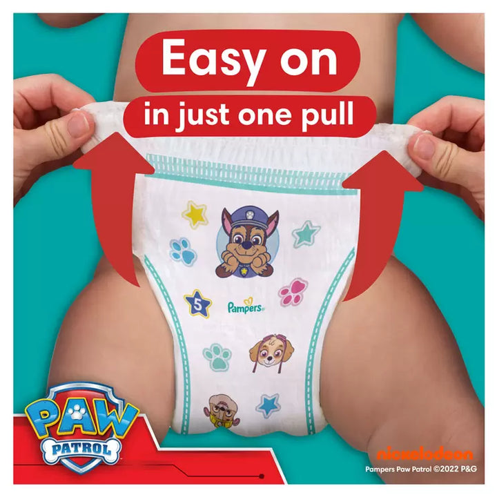 Pampers Paw Patrol Baby Dry Nappy Pants Size 4, 32 x 180 Pack  Pallet Deal