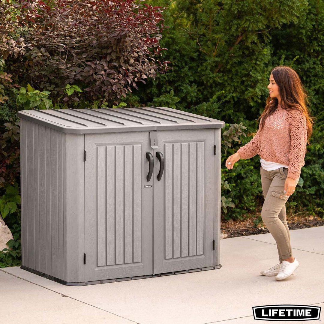 Lifetime 5ft x 3ft (1.5 x 0.9m) Horizontal 1,300 Litre Storage Shed - Model 60350