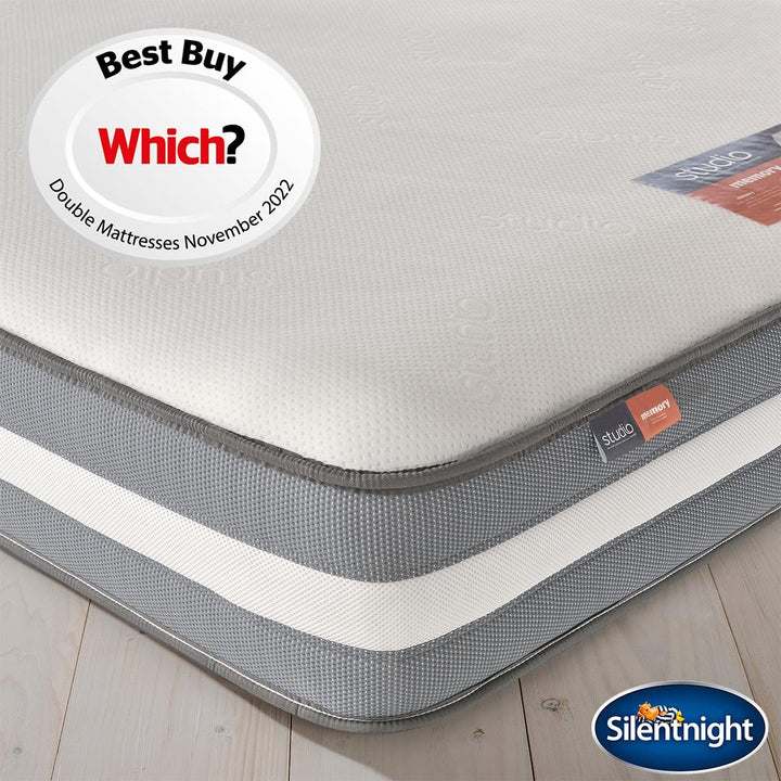 Silentnight Studio Memory 1000 Hybrid Rolled Mattress, King