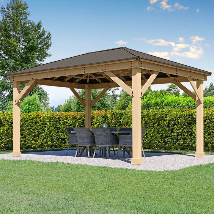 Yardistry Meridian Gazebo 12ft x 16ft (3.66m x 4.88m)
