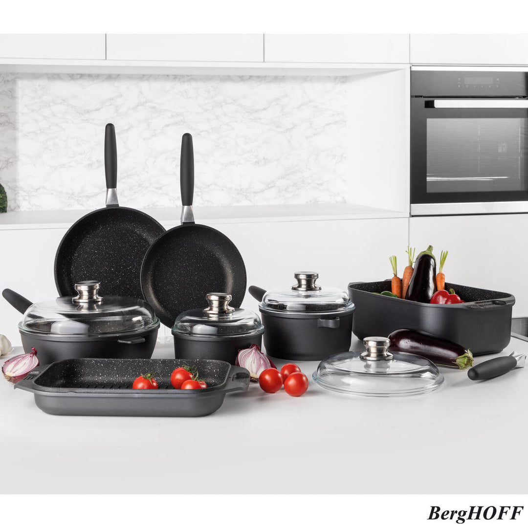 BergHOFF Eurocast Non-stick 11 Piece Cookware Set cook lightweight