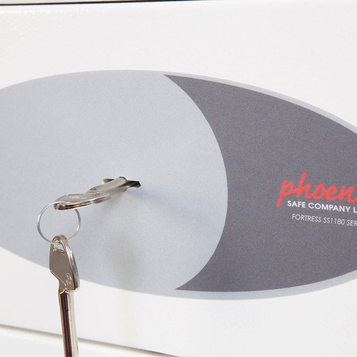 Phoenix Fortress SS1181K Security Safe with Key Lock, 7 Litres