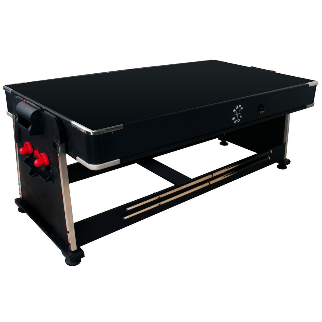 Sure Shot 4 in 1 Multifunctional Games Table - Pool, Air hockey and Table Tennis, as well as a dining table option