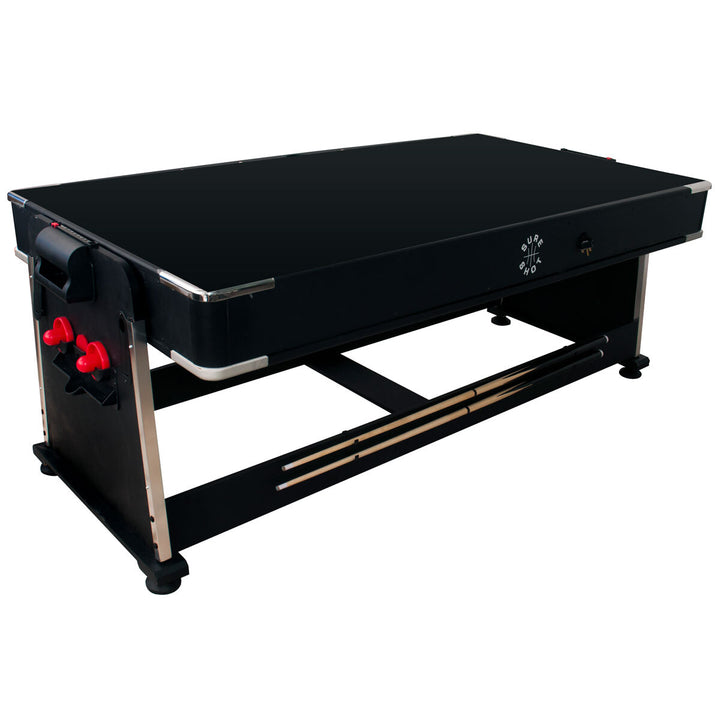 Sure Shot 4 in 1 Multifunctional Games Table - Pool, Air hockey and Table Tennis, as well as a dining table option