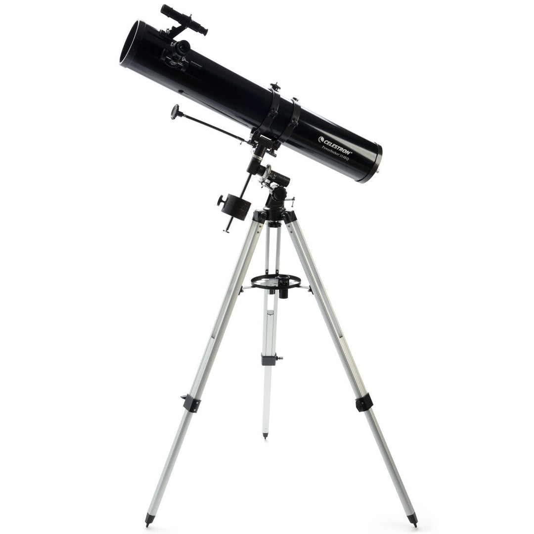 Celestron Powerseeker 114EQ Telescope with Motor Drive, Phone Adapter and Moon F