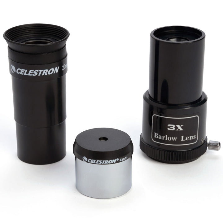 Celestron Powerseeker 114EQ Telescope with Motor Drive, Phone Adapter and Moon F