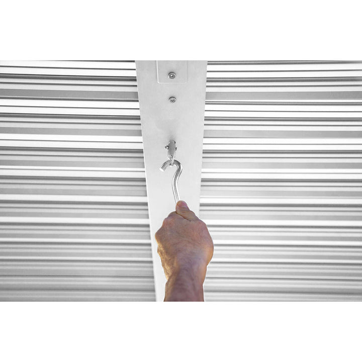 Paragon Novara 10ft x 12ft (3 x 3.6m) Louvered Pergola in White