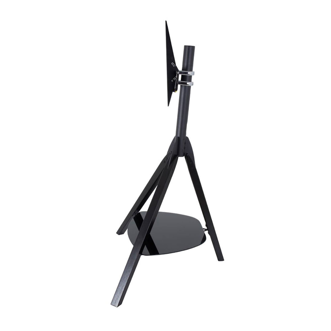 AVF Hoxton Tv Stand Tv's 65" Black 200 500 Glass Shelf Cable Management Media Steel