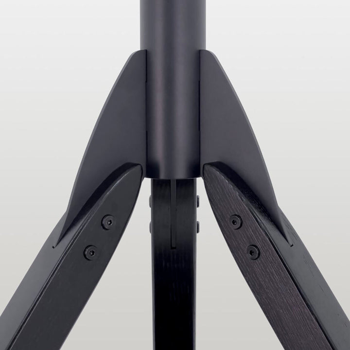AVF Hoxton Tv Stand Tv's 65" Black 200 500 Glass Shelf Cable Management Media Steel