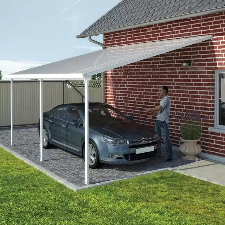Palram Canopia Feria 3 Veranda Patio Cover in White, 3 x 6.10m