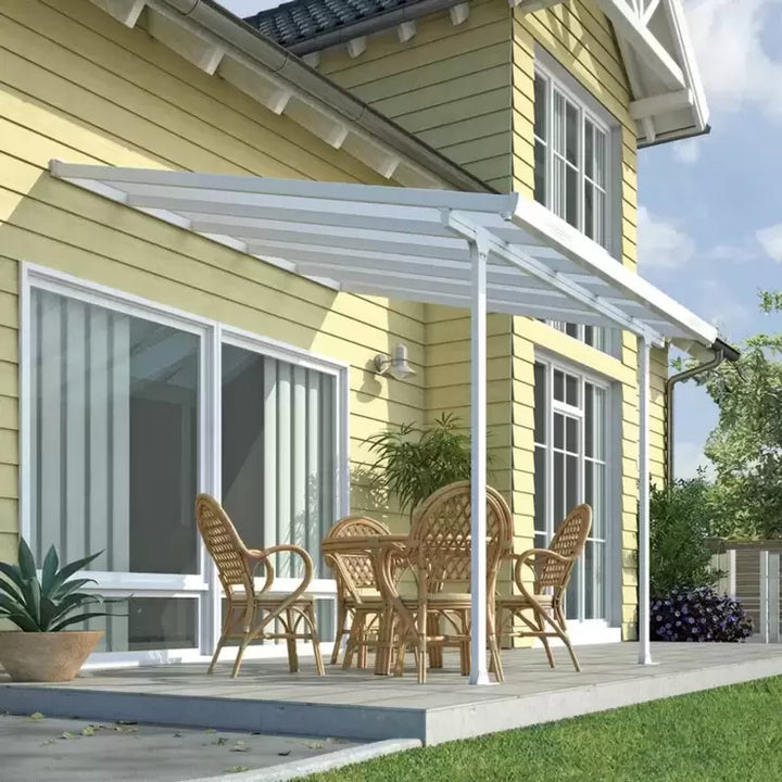 Palram Canopia Feria 3 Veranda Patio Cover in White, 3 x 3.05m