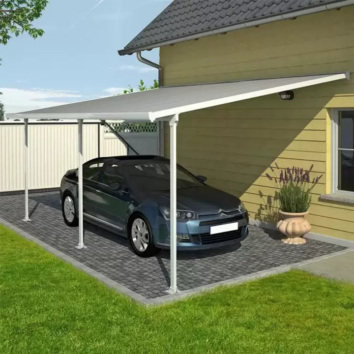 Palram Canopia Feria 3 Veranda Patio Cover in White, 3 x 5.46m
