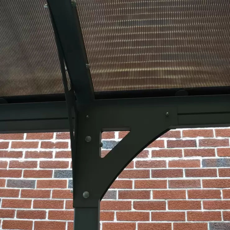 Palram Canopia Vitoria 5000 Aluminium and Polycarbonate Carport, Grey