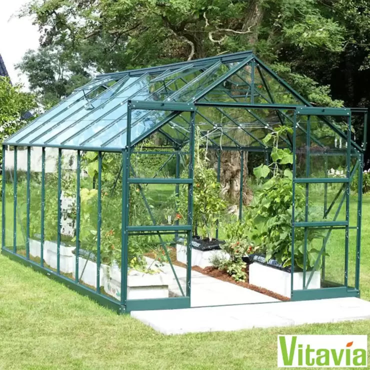 Vitavia Arizona 11500 8ft 5" x 14ft 7" (2.6 x 4.5 m) Low Threshold Entrance Greenhouse Package