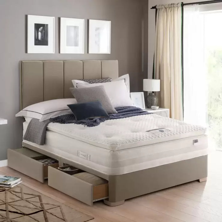 Silentnight Brescia Sandstone Headboard, King Size