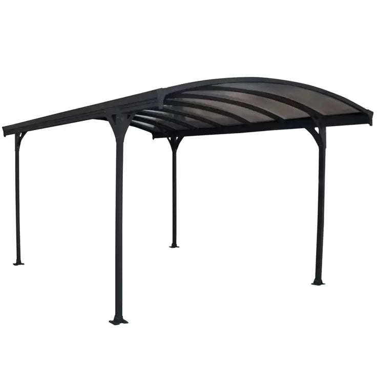 Palram Canopia Vitoria 5000 Aluminium and Polycarbonate Carport, Grey