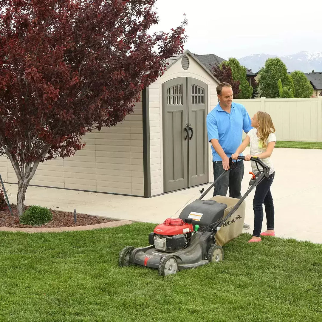 Lifetime 8ft x 20ft (2.4 x 6.1m) Storage Shed - Model 60120 - Made from High-Density Polyethylene (HDPE)