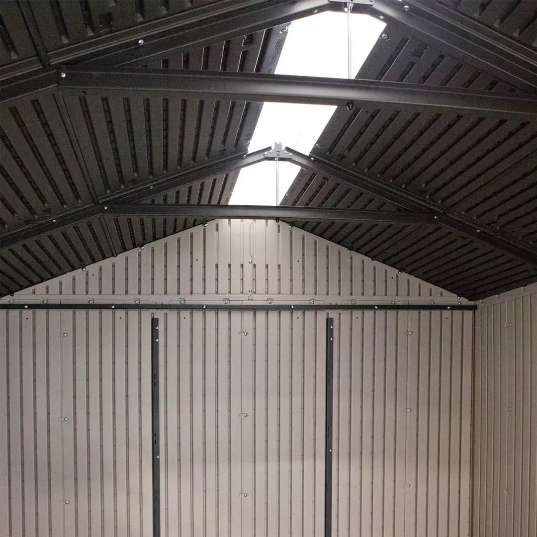 Lifetime 7ft x 7ft (2.1 x 2.1m) Outdoor Storage Shed - Model 60042- Made from High-Density Polyethylene (HDPE)
